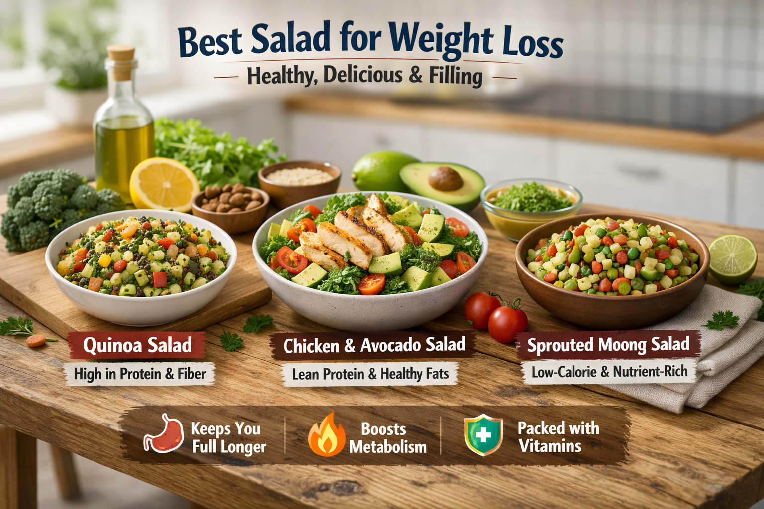 Which type of‍ salad‍ is best for weight loss⁠