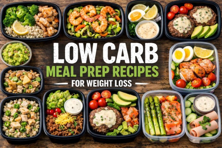 Low​ Ca⁠rb Meal Prep Recipe‌s