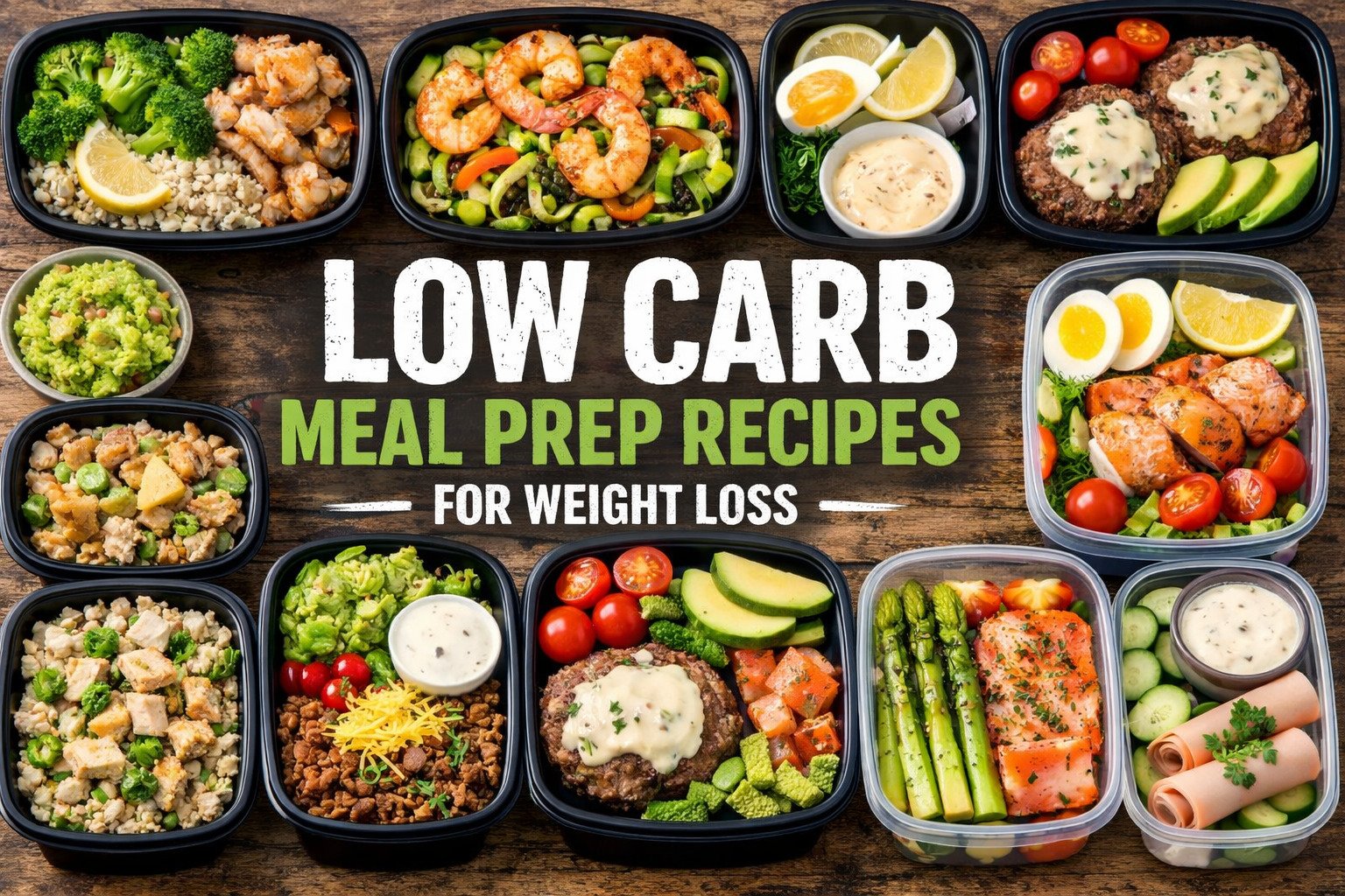 Low​ Ca⁠rb Meal Prep Recipe‌s