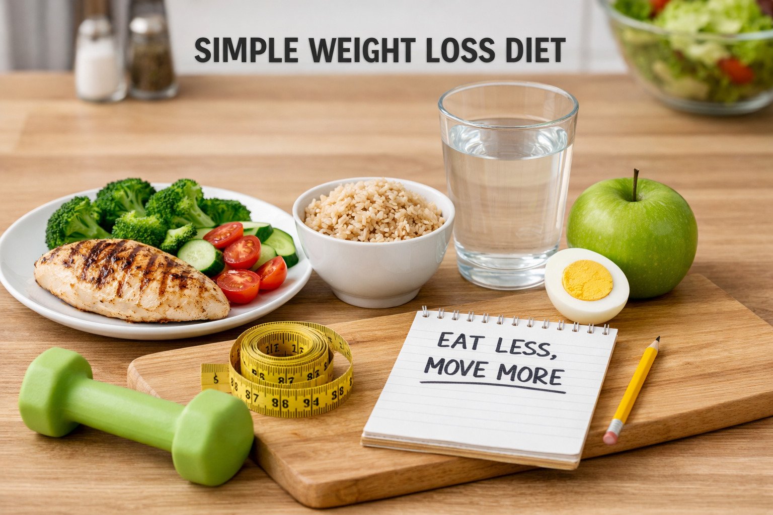 What is the‌ simplest diet to lose weight